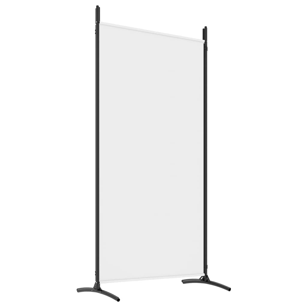 vidaXL 1-Panel Room Divider Folding Panel Screen Movable Partition Privacy Separator Wall Furniture Indoor Bedroom Office Black 175x180 cm