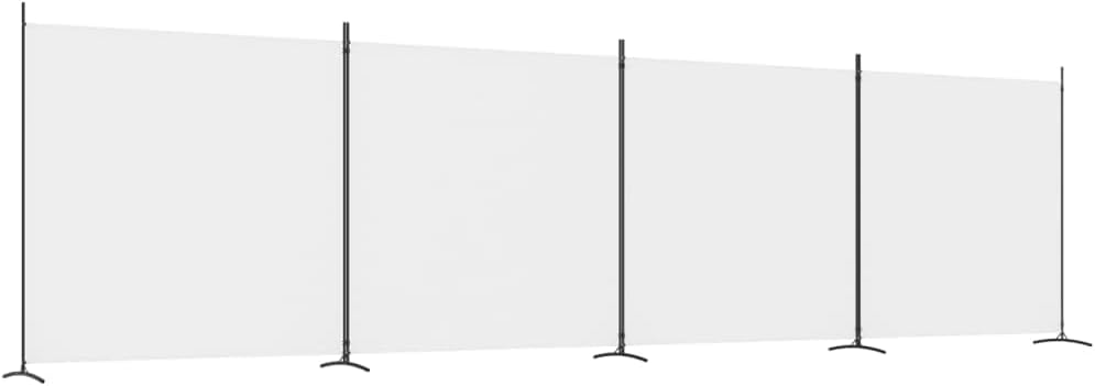 vidaXL 1-Panel Room Divider Folding Panel Screen Movable Partition Privacy Separator Wall Furniture Indoor Bedroom Office Black 175x180 cm