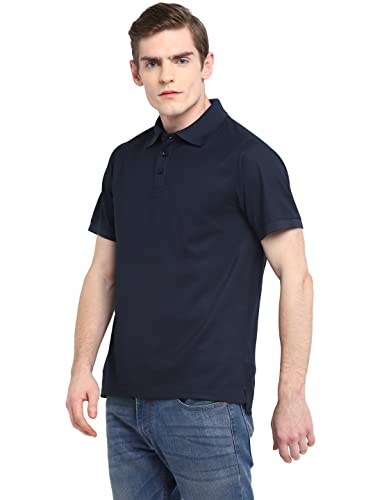 Deniklo Men's Solid Regular fit Polo Shirt