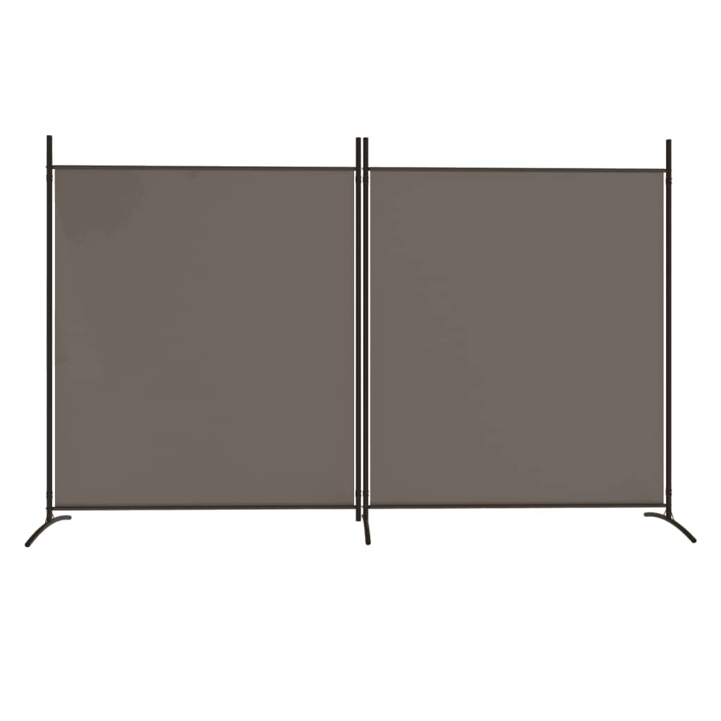 vidaXL 1-Panel Room Divider Folding Panel Screen Movable Partition Privacy Separator Wall Furniture Indoor Bedroom Office Black 175x180 cm