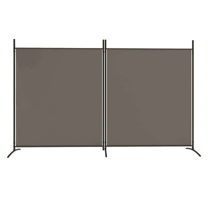 vidaXL 1-Panel Room Divider Folding Panel Screen Movable Partition Privacy Separator Wall Furniture Indoor Bedroom Office Black 175x180 cm