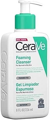 CeraVe Foaming Facial Cleanser, Normal to Oily Skin 12 fl. oz