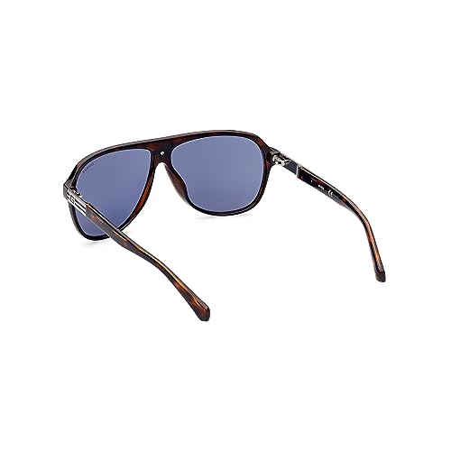 GUESS Mens GU0003952V61 UV PROTECTIVE SUNGLASSES , Dark Havana, 61 mm