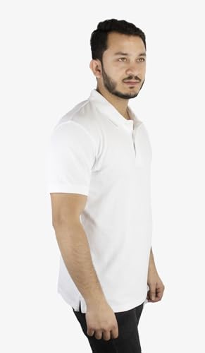 Men's Solid Pique Polo Shirt - Polo Shirt for Men