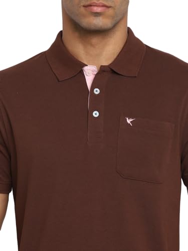 Deniklo Men's Polo Collar T-Shirt with Pocket & Logo DK 225