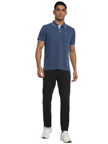 Deniklo Men's Polo Collar T-Shirt with Pocket & Logo DK 225