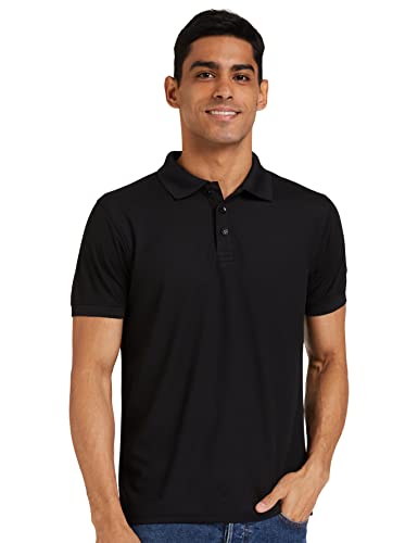 Deniklo Men's Solid Regular fit Polo Shirt