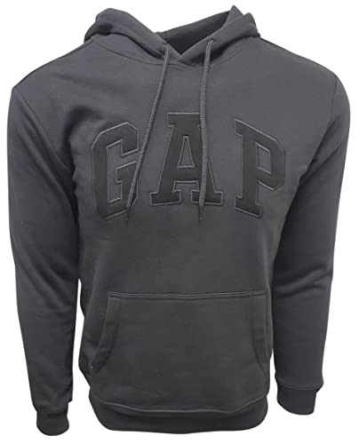 Gap Factory Men's Fleece Arch Logo Pullover Hoodie