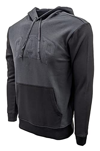 Gap Factory Men's Fleece Arch Logo Pullover Hoodie