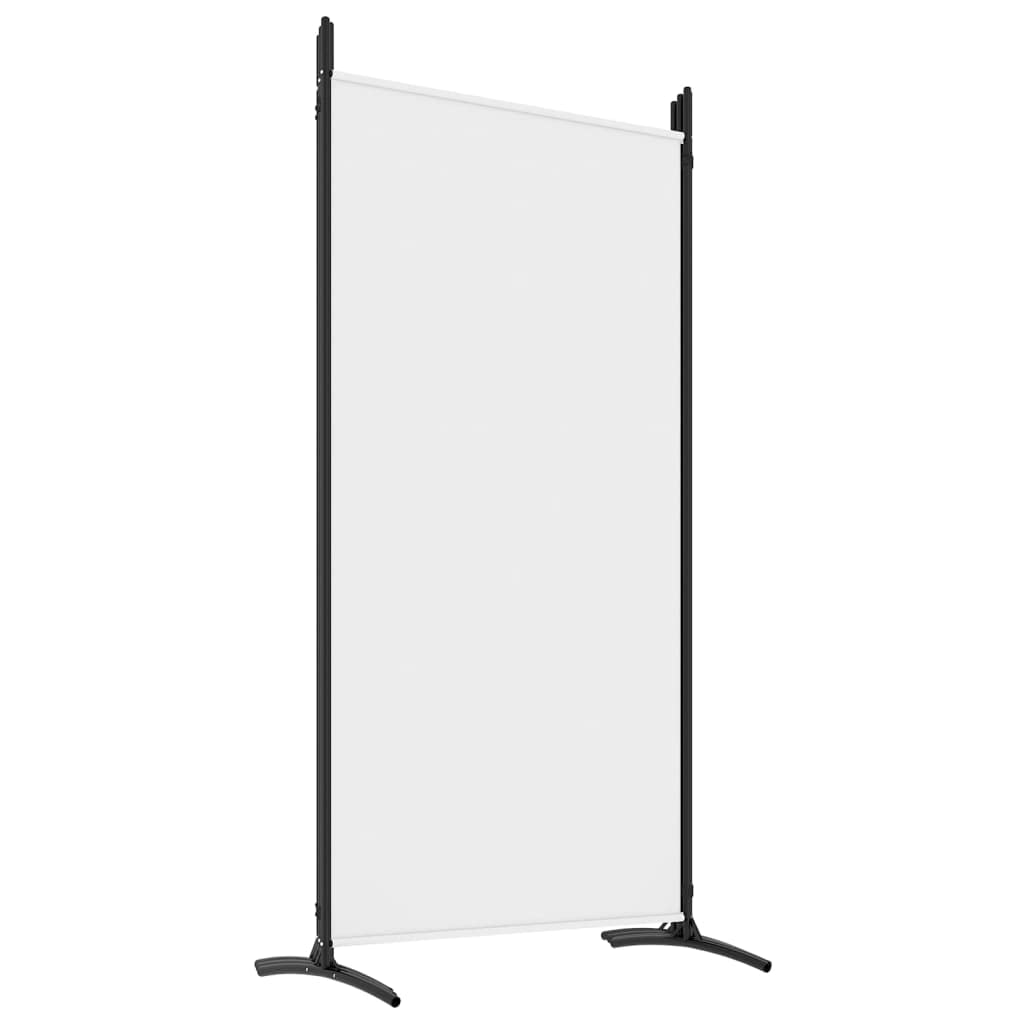 vidaXL 1-Panel Room Divider Folding Panel Screen Movable Partition Privacy Separator Wall Furniture Indoor Bedroom Office Black 175x180 cm