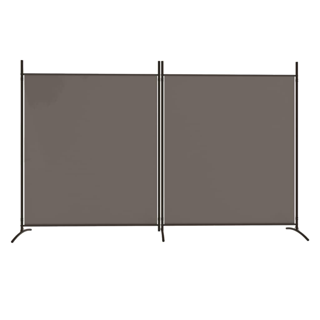 vidaXL 1-Panel Room Divider Folding Panel Screen Movable Partition Privacy Separator Wall Furniture Indoor Bedroom Office Black 175x180 cm