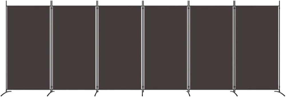 vidaXL 1-Panel Room Divider Folding Panel Screen Movable Partition Privacy Separator Wall Furniture Indoor Bedroom Office Black 175x180 cm