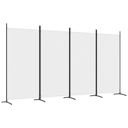 vidaXL 1-Panel Room Divider Folding Panel Screen Movable Partition Privacy Separator Wall Furniture Indoor Bedroom Office Black 175x180 cm