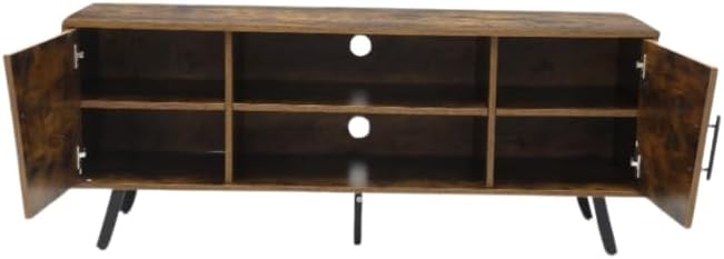 Sulsha TV Stand, Modern TV Cabinet, Simple TV Cabinet Stand, Modern TV Table for TV, Small Apartment Mini Floor Cabinet, Cabinet for Living Room (DB Brown L150XW40XH60)