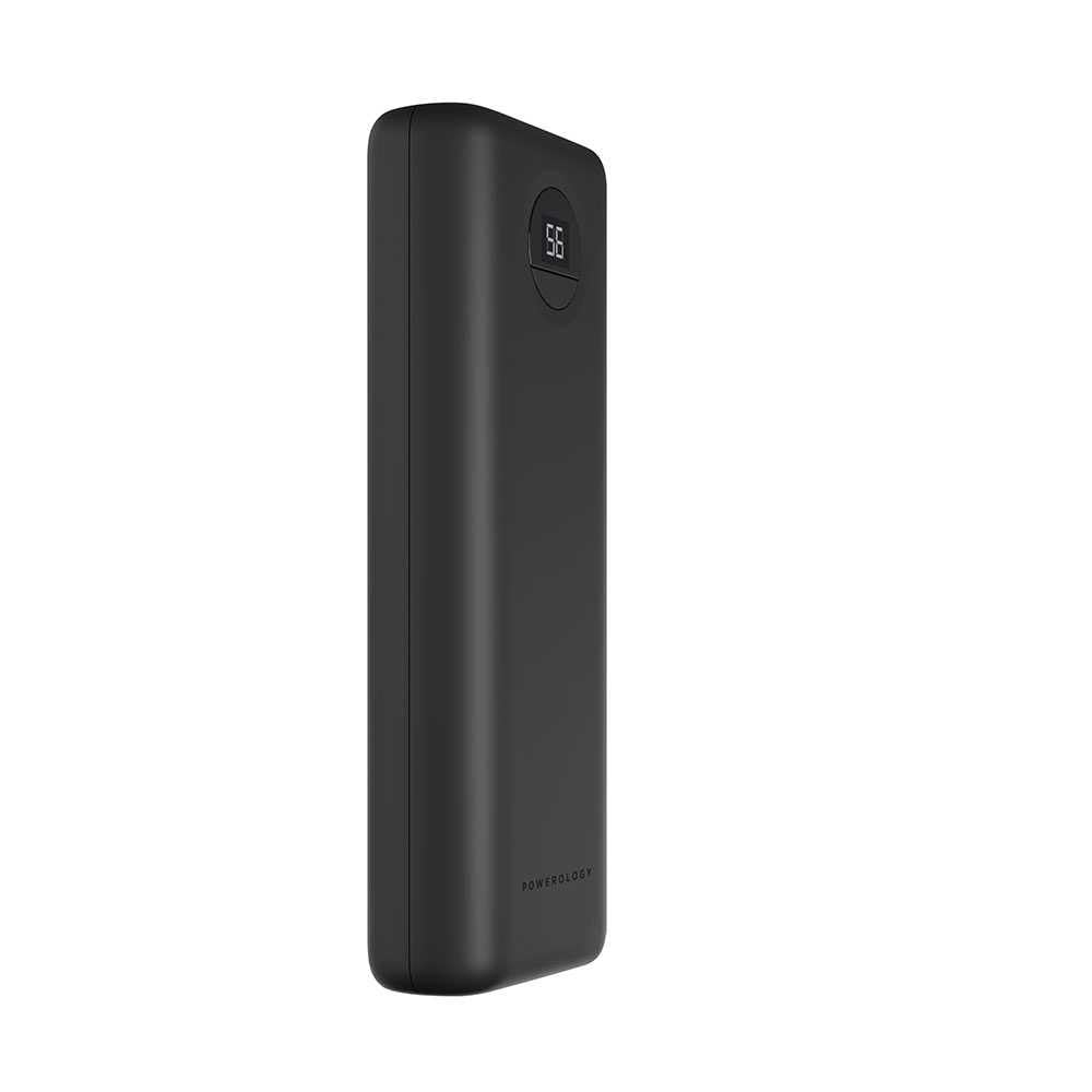 Powerology Compact Power Bank 20000mAh PD 30W - Black - CaveHubs