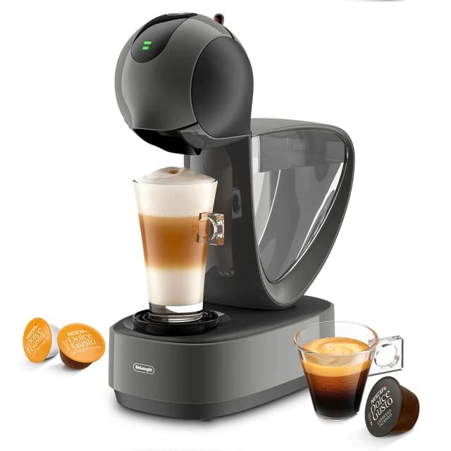 Nescafe Dolce Gusto by De'Longhi INFINISSIMA Touch Automatic Capsule Coffee Machine with Compact & Powerful up to 15 Bar Pressure, Cappuccino, Tea, Hot Chocolate & Espresso Coffee Maker EDG268.W White