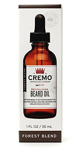 Cremo Beard Oil, Cedar Forest Blend - Restores Moisture, Softens And Reduces Beard Itch For All Lengths Of Facial Hair, 30 ml