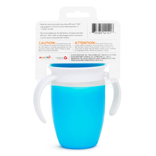 7oz Miracle® 360° Trainer Cup - 2pk (Blue/Green)