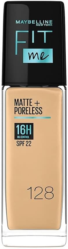 Maybelline New York Fit Me Matte+Poreless Liquid Foundation, 340 Cappuccino, 30 ml