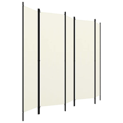 vidaXL 3-Panel Room Divider Folding Panel Screen Movable Partition Privacy Separator Wall Furniture Indoor Bedroom Office Black 150x180 cm