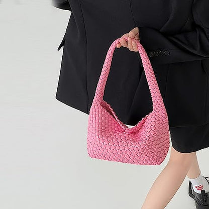 Fashion Designer Handbags and Purses Women Shoulder Bag Casual Versatile Hand Woven Shopping Totes Ladies Underarm Bags