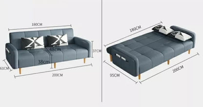 Light Fabric Sofa Bed Sectional Furniture