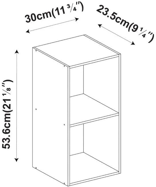 URBNLIVING Tier Wooden Bookcase Shelving Display Storage Shelf Unit Wood Shelves (White, 4 Shelf)