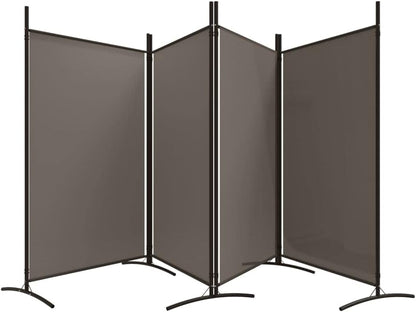 vidaXL 1-Panel Room Divider Folding Panel Screen Movable Partition Privacy Separator Wall Furniture Indoor Bedroom Office Black 175x180 cm