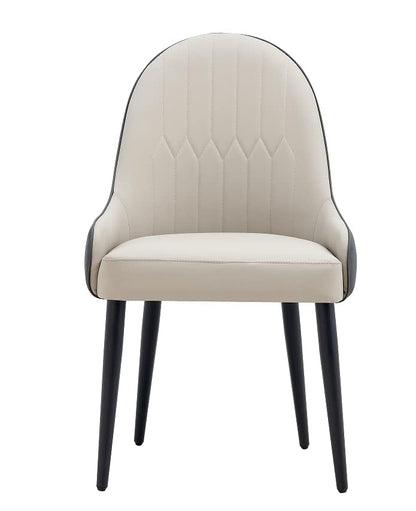 LANNY Dining Room/Restaurant Chair/Hotel chair/Office Visitor Chair/Modern Medium Back Luxury Lamb Wool Chair SZ813 (off white)