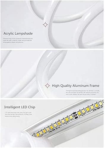 HOCC Spiral LED Table Lamp, Curved LED Desk Lamp, Contemporary Minimalist Lighting Design, Warm White Light, Smart Acrylic Perfect Material for Bedroom Living Room (Gold)