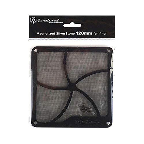 SilverStone Technology SST-FF121B Tek 120mm Ultra Fine Fan Filter with Magnet Cooling 2-Pack