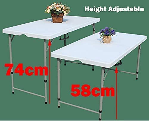 LANNY Portable Plastic Folding Table Wood Design 62x62cm for 2-4 person Party/Picnic/Garden/Dining/Kitchen/Buffee/Restaurant (brown3)