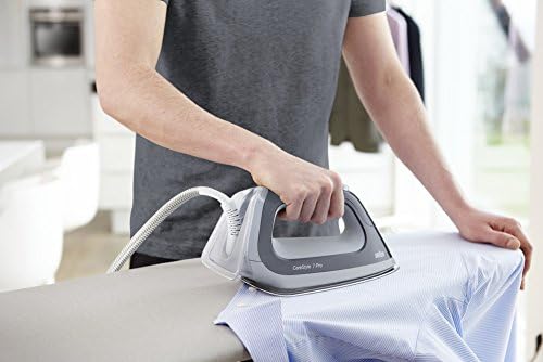 Braun CareStyle 7 Pro Steam Generator Iron with FreeGlide 3D Technology, Smart iCareMode, Ironing, Anti Drip, Detachable 2L Water Tank, Auto-Off, 2700 Watts, IS 7286 Black