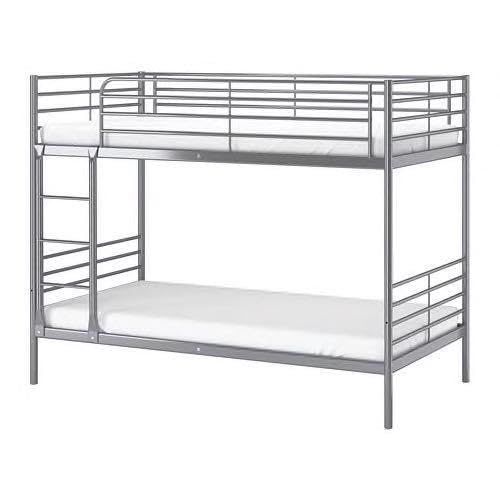 Heavy Duty Bunk Bed (Silver)