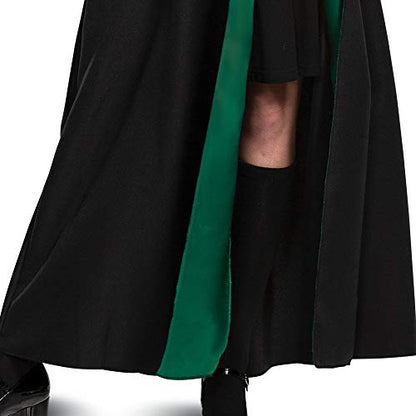 DISGUISE Harry Potter Robe, Deluxe Wizarding World Hogwarts House Themed Robes for Adults, Movie Quality Dress Up Costume Accessory, Black