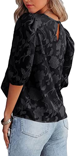 Womens Clothes Fashion Women Shirt Casual Scoop Neck Dressy Blouses Short