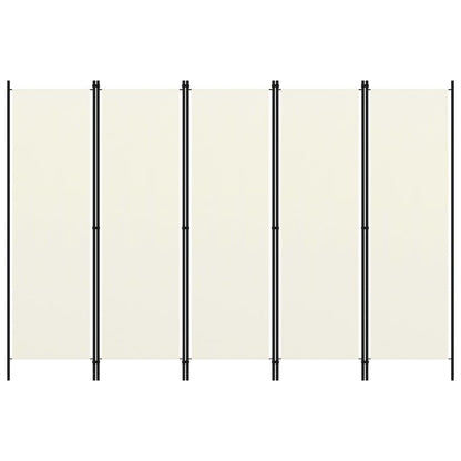 vidaXL 3-Panel Room Divider Folding Panel Screen Movable Partition Privacy Separator Wall Furniture Indoor Bedroom Office Black 150x180 cm