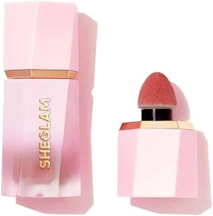 SHEGLAM Color Bloom Liquid Blush Matte Finish-Risky Business Risky Business, 20.0 grams, 5.2 milliliters, 2,