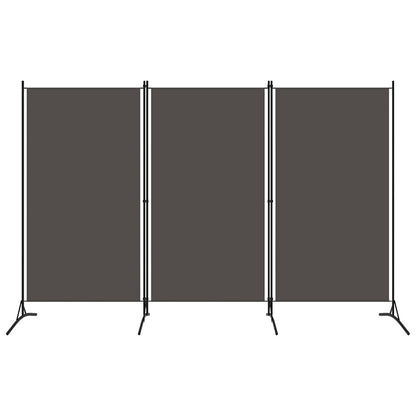 vidaXL 1-Panel Room Divider Folding Panel Screen Movable Partition Privacy Separator Wall Furniture Indoor Bedroom Office Black 175x180 cm