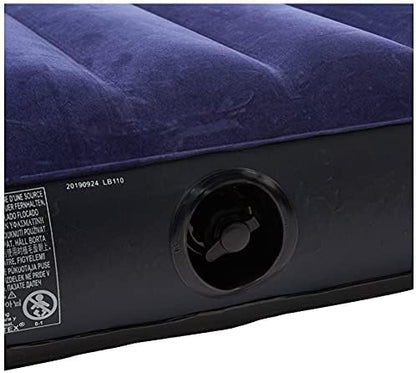 Intex Dura-Beam Series Classic Downy Airbed, Blue, Twin,64757