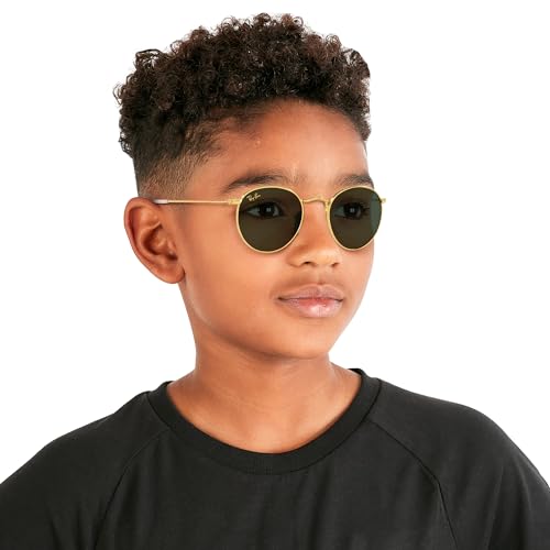 Ray-Ban Unisex Kids 0RJ9547S Round Matel UNK Casual Sunglasses Sunglasses