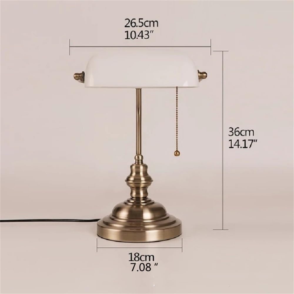 Modern Desk Table Lamp Simple Design LED Glass Pull Switch Desk Light Decor for Home Living Room Bedroom Bedside (style H 1pcs)