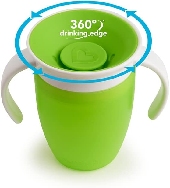 7oz Miracle® 360° Trainer Cup - 2pk (Blue/Green)