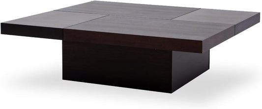 Chattels & More Chess Coffee Table 131 L 131 Cm | D 131 Cm | H 40 Cm Chocolate