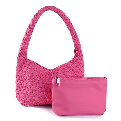 Fashion Designer Handbags and Purses Women Shoulder Bag Casual Versatile Hand Woven Shopping Totes Ladies Underarm Bags