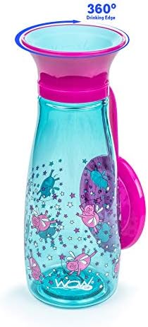 WOW CUP MINI 360 Sippy Cup, 12 oz / 350 ml (Teal Blue)