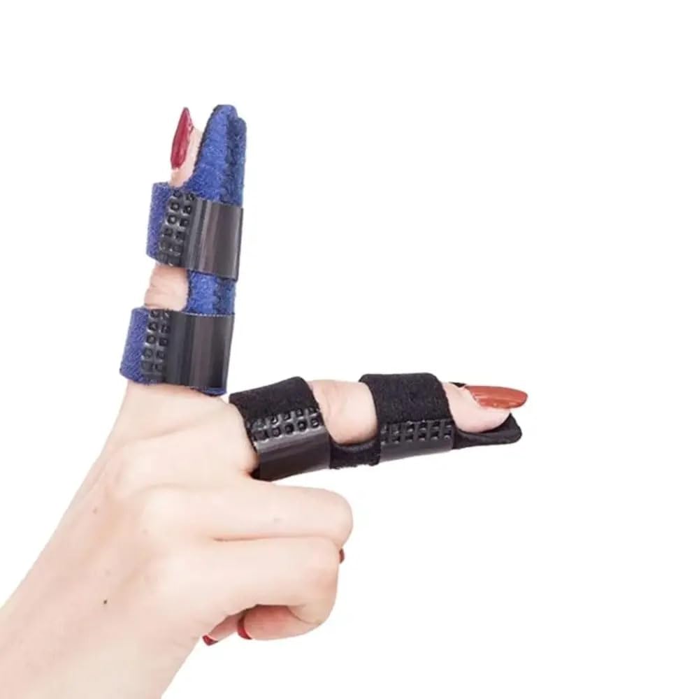 Finger Splints/Brace for Trigger Finger Pain Relief | Finger Stabilizer for Mallet Finger Splint, Broken Finger Protector and Straightening Arthritis Knuckle Immobilization.