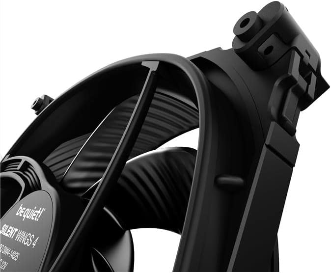 Be Quiet! BL097 Silent Wings 4 140mm PWM high-Speed, 1900 RPM, Premium Cooling Fan, 4-Pin - Black