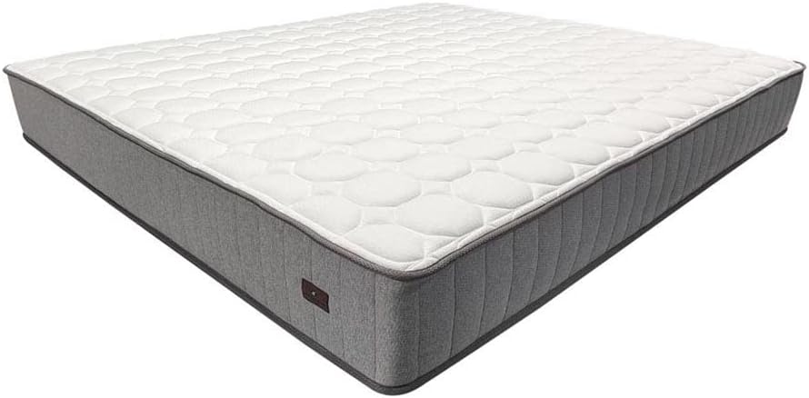 Danube Home Natural Memory Foam With Pocket Spring Mattress | Medium Firm Feel | King Mattress | Spine Balance For Pressure Relief | 26 cm Thickness - White | Size L200xW180