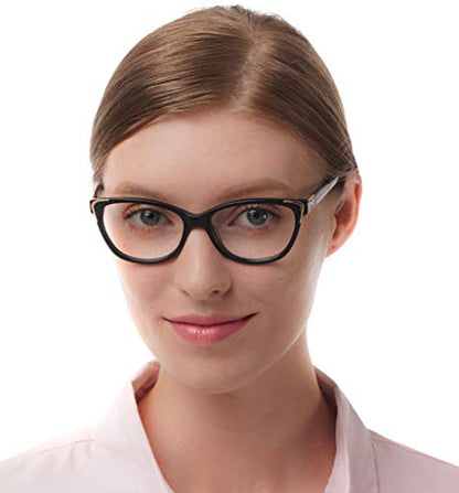 Eyeglases Women vintage eyewear design non prescription frames with rhinestone eyeglases